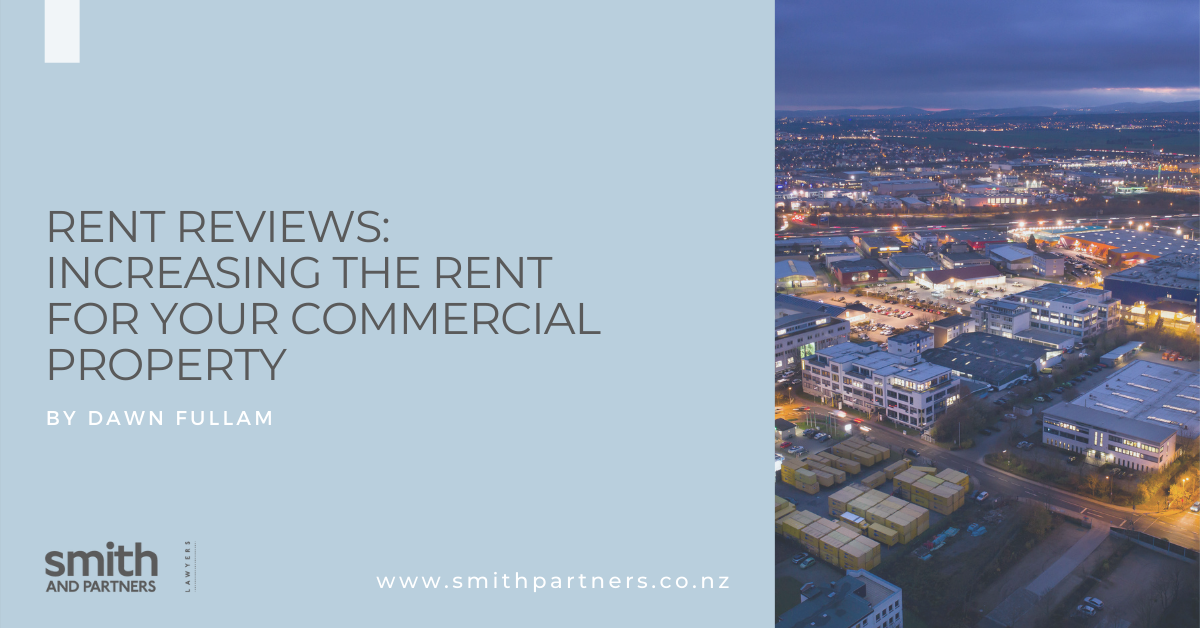 Rent Reviews in Commercial Property NZ