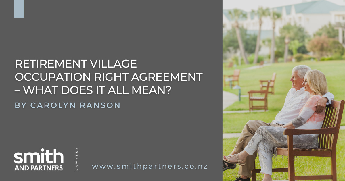 what-is-a-retirement-village-occupation-right-agreement-in-nz